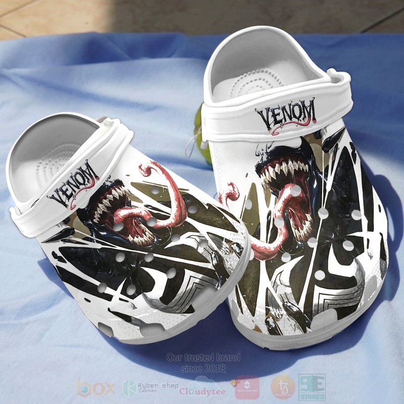 Venom Movie Crocs Crocband Clogs Shoes Comfortable For Men Women and Kids