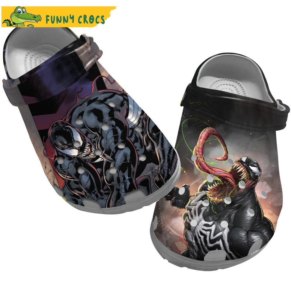 Venom Movie Crocs Crocband Clogs Shoes Comfortable For Men Women and Kids