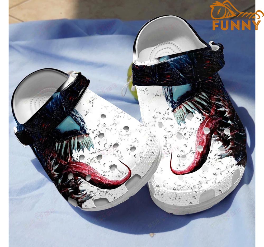Venom Movie Crocs Crocband Clogs Shoes Comfortable For Men Women and Kids