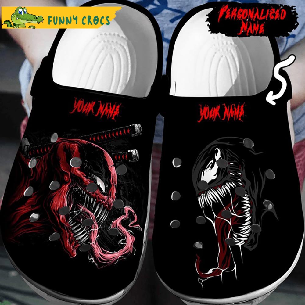 Venom Movie Crocs Crocband Clogs Shoes Comfortable For Men Women and Kids