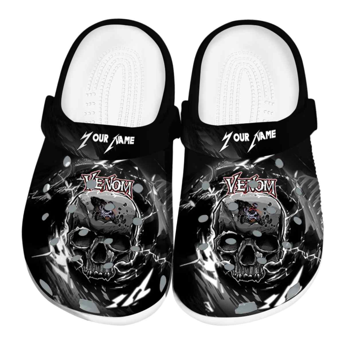 Venom Movie Crocs Crocband Clogs Shoes Comfortable For Men Women and Kids
