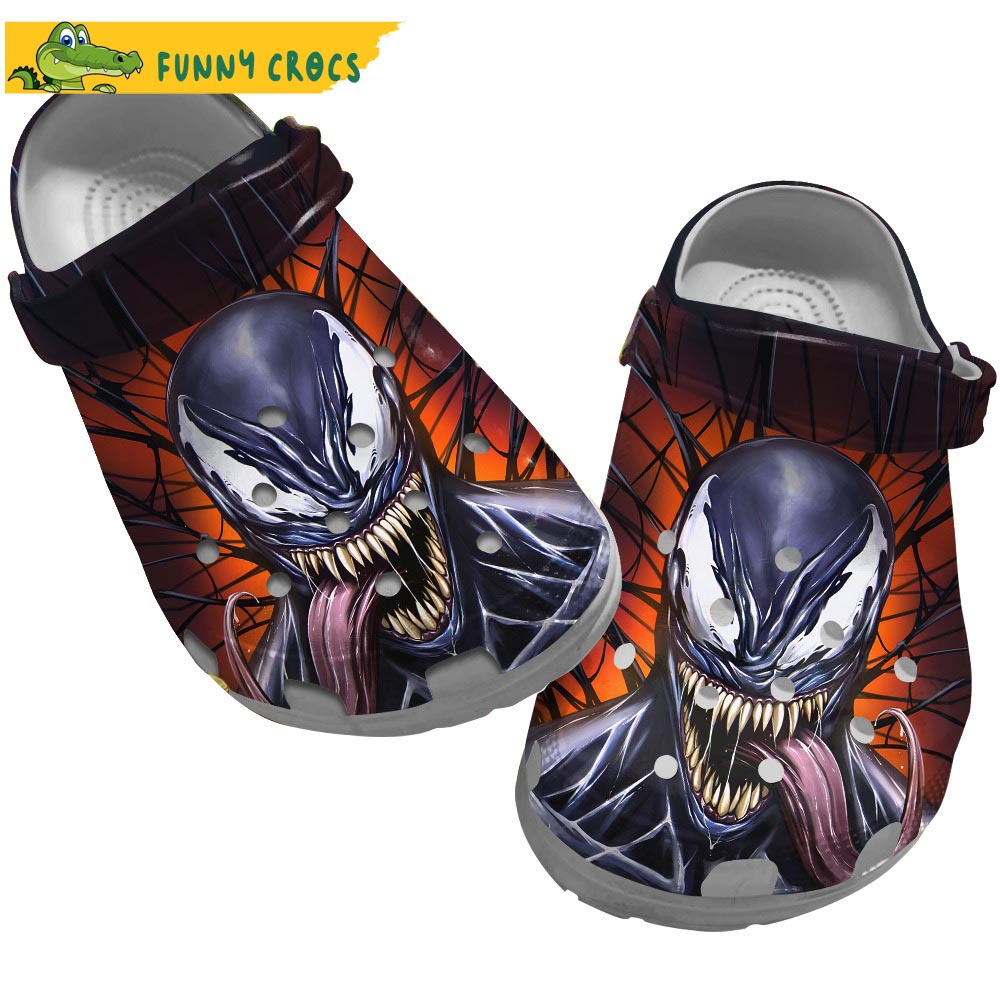 Venom Movie Crocs Crocband Clogs Shoes Comfortable For Men Women and Kids