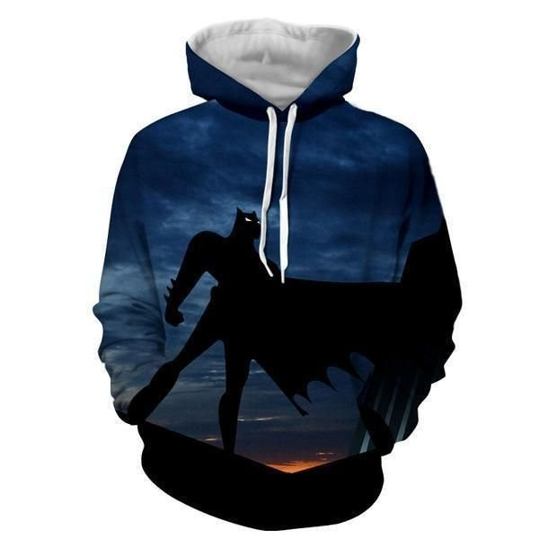 Vermilion Batman 3D All Over Print Hoodie, Zip Hoodie