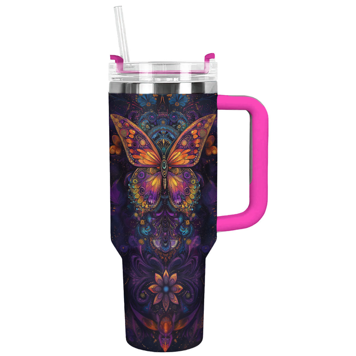 Verre Boho Butterfly Dreams Custom Stanley Cup 40 oz 30 oz Tumbler With HandleTVC2301292
