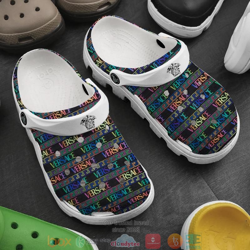 Versace Brand Crocs Crocband Clogs Shoes Comfortable For Men Women and Kids