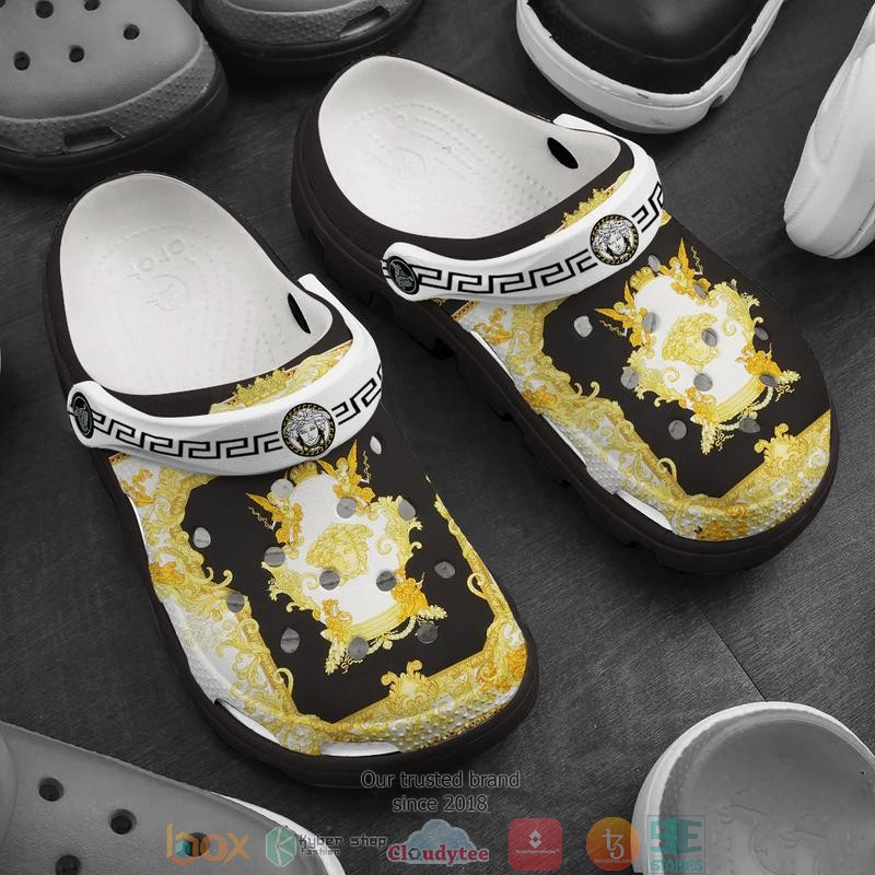 Versace Brand Crocs Crocband Clogs Shoes Comfortable For Men Women and Kids