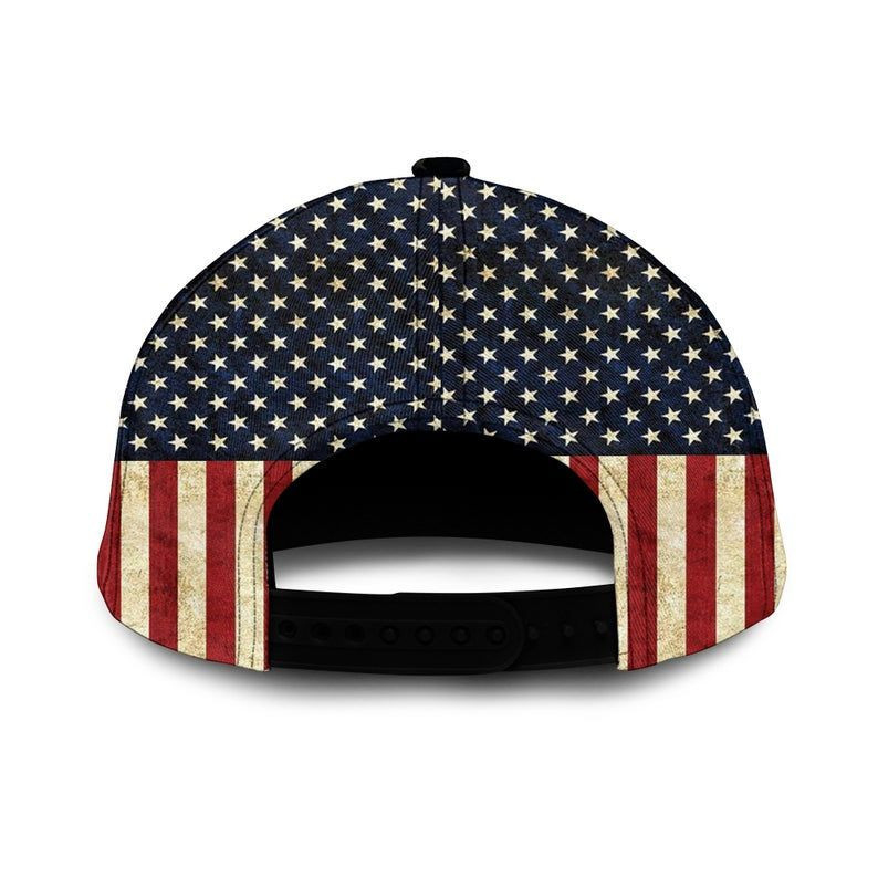 Veteran American Flag Hat Proud Us Military I Was There Sometimes I Still Hat Classic Cap Trucker Hats Custom Hats Gifts For Men & Women