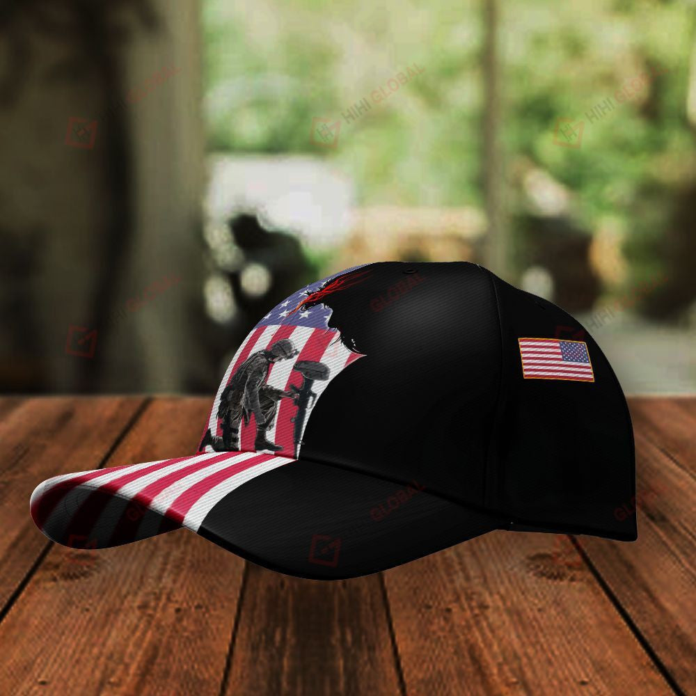 Veteran American Flag Hat Proud US Military Jesus Veteran Hat Classic Cap Trucker Hats Custom Hats Gifts For Men & Women