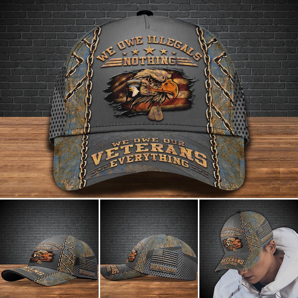 Veteran Cap, 101st Airborne Division Military Cap, Veteran Cap, Gifts For Father Hat Trucker Hats Custom Hats Gifts For Men & Women