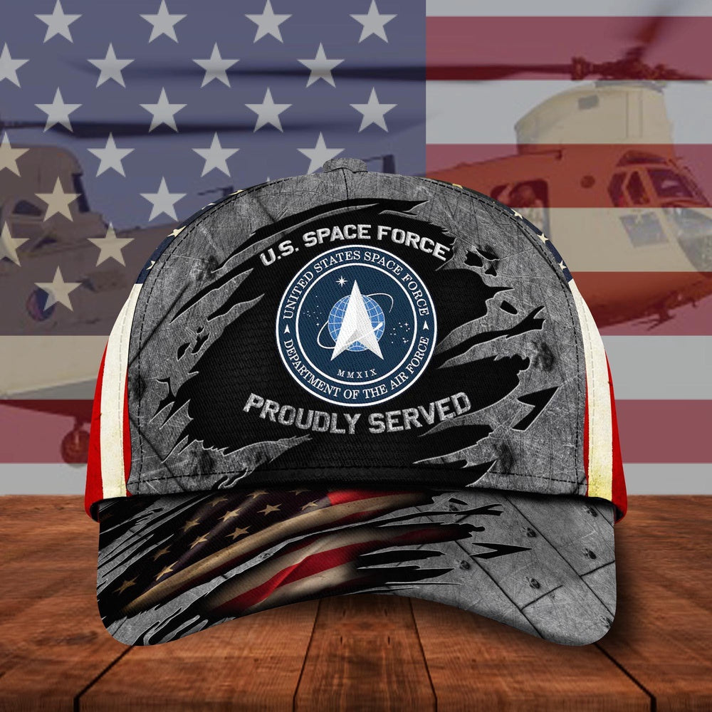 Veteran Cap, Us Space Force Military Cap, Veteran Cap, Custom Hat All Over Printed Trucker Hats Custom Hats Gifts For Men & Women