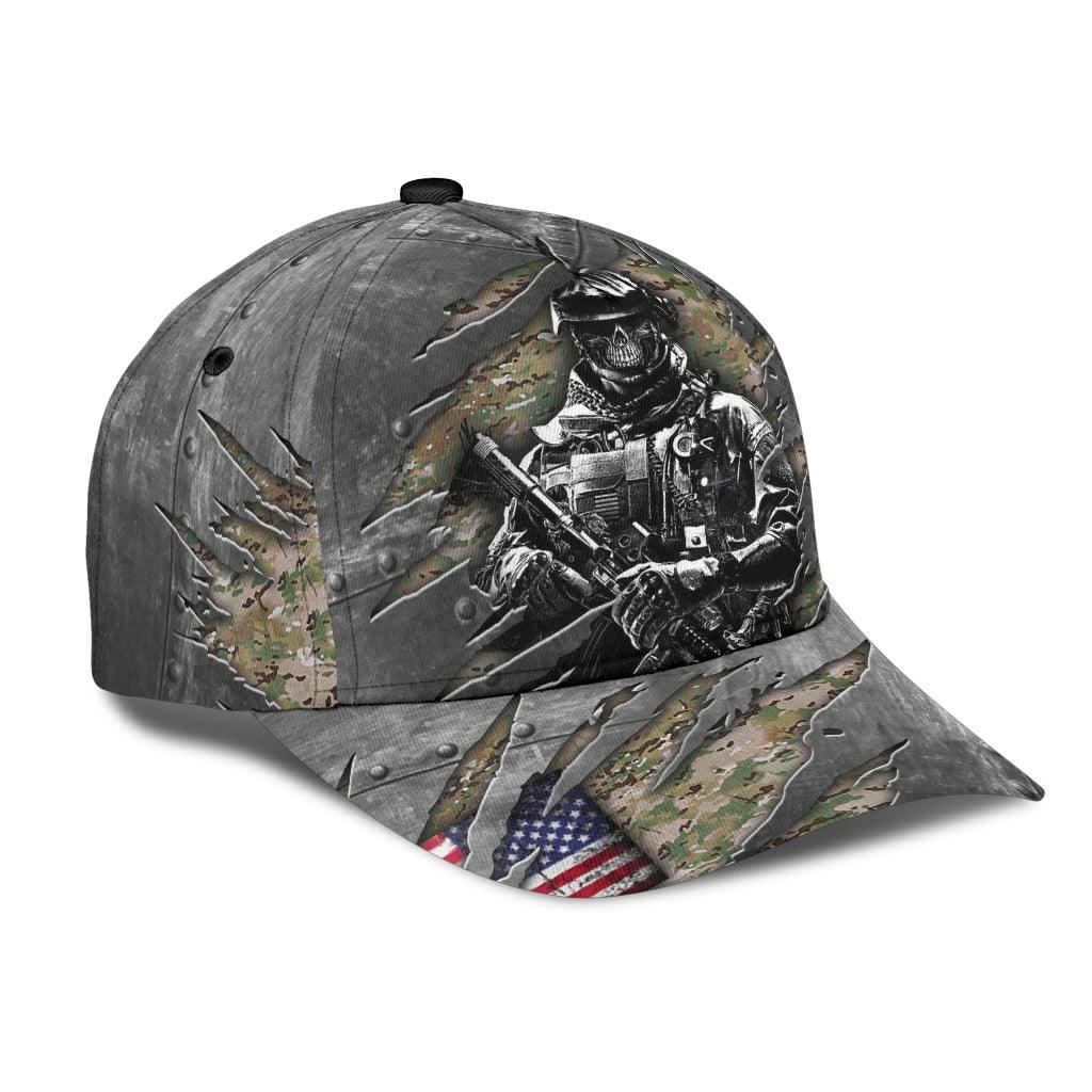 Veteran Classic Cap, Gift for Veteran Trucker Hats Custom Hats Gifts For Men & Women