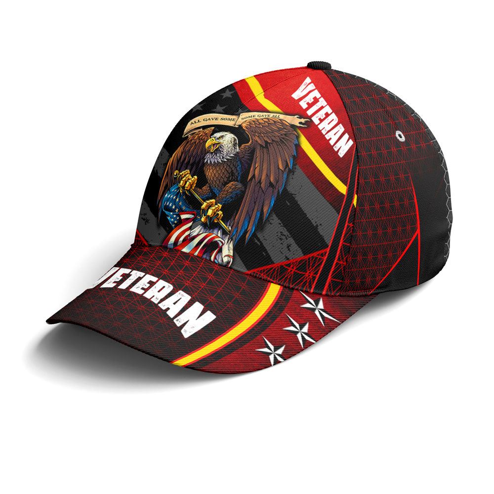 Veteran Eagle All Gave Some Baseball Cap, Christian, Jesus Hat Trucker Hats Custom Hats Gifts For Men & Women