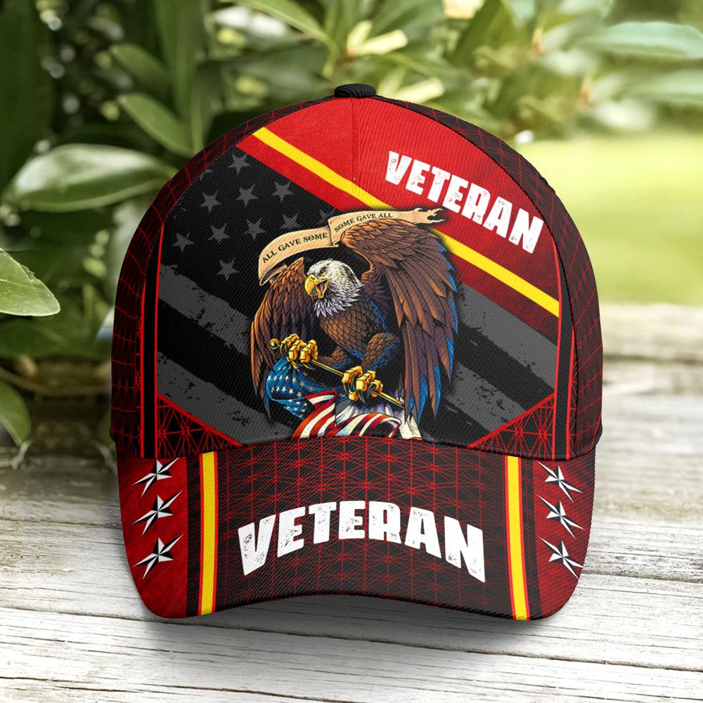 Veteran Eagle All Gave Some Baseball Cap, Christian, Jesus Hat Trucker Hats Custom Hats Gifts For Men & Women