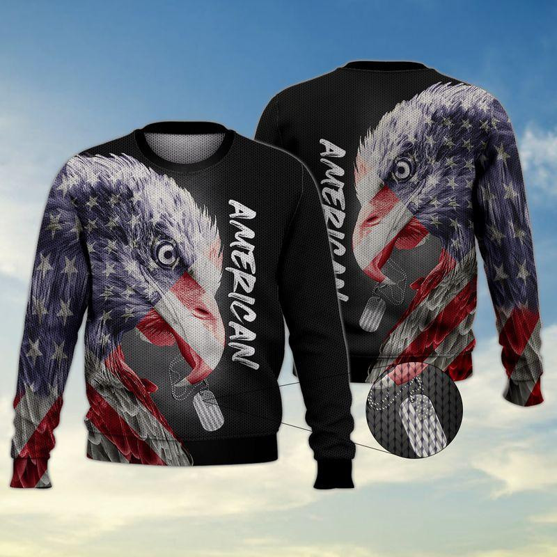 Veteran Ugly Christmas Sweater Adult 3D Funny Matching for family