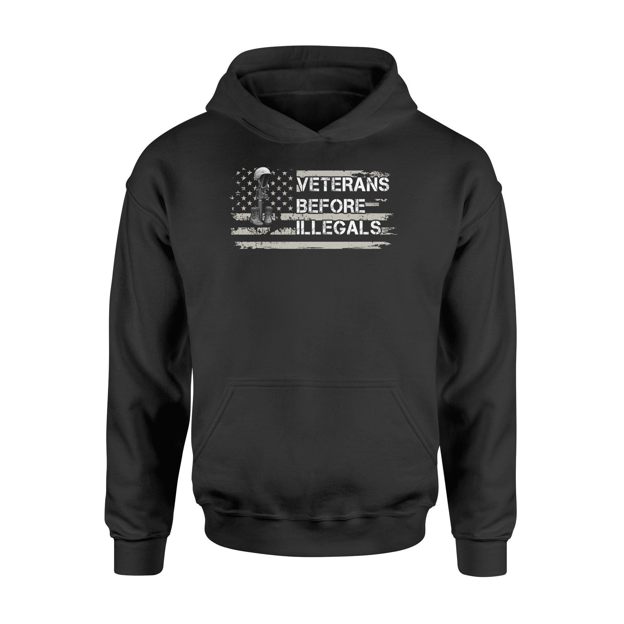 Veterans Before Illegals 3D All Over Print Hoodie, Zip Hoodie