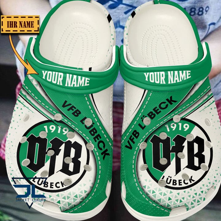 VfB LÃ¼beck Bundesliga Sport Crocs Crocband Clogs Shoes Comfortable For Men Women and Kids