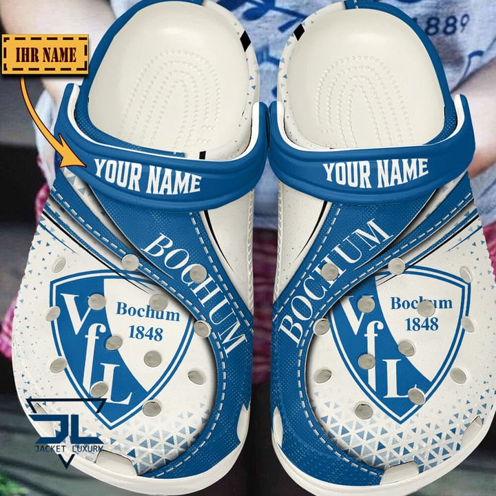 VfL Bochum 1848 Bundesliga Sport Crocs Crocband Clogs Shoes Comfortable For Men Women and Kids