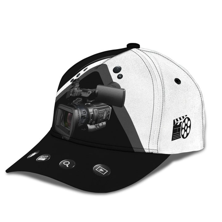 Videographer Cap Personalized Name 3D Videography Camera Tools Trucker Hats Custom Hats Gifts For Men & Women