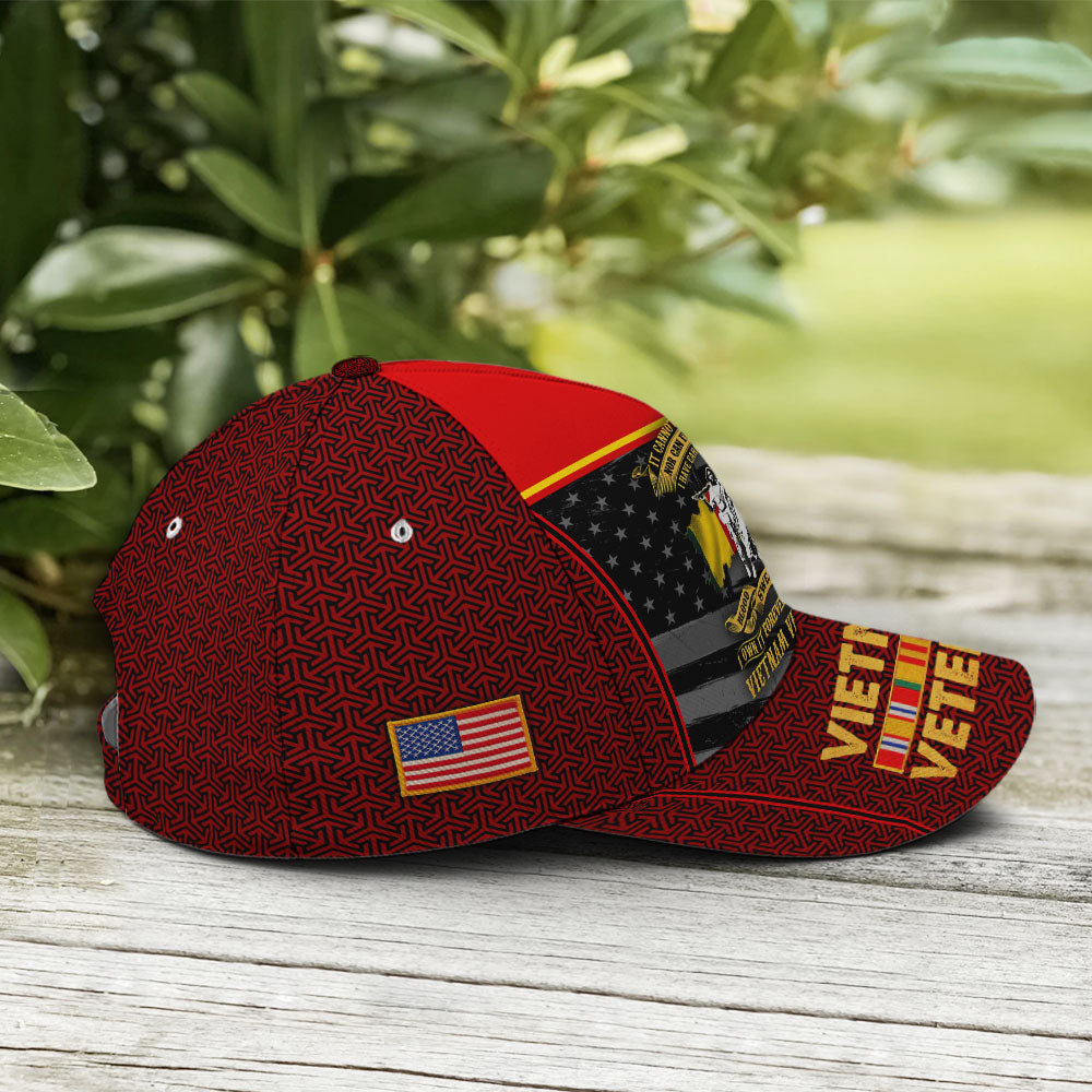 Vietnam Veteran Blood Sweet And Tears Baseball Cap Trucker Hats Custom Hats Gifts For Men & Women