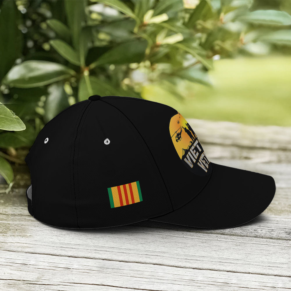 Vietnam Veteran Soldiers Black Baseball Cap Trucker Hats Custom Hats Gifts For Men & Women
