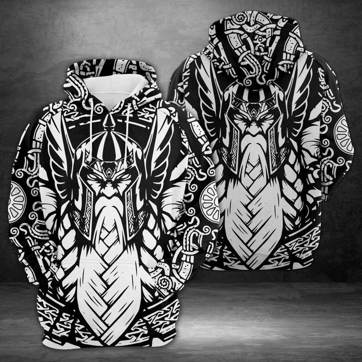 Viking 3D All Over Print Hoodie, Zip Hoodie