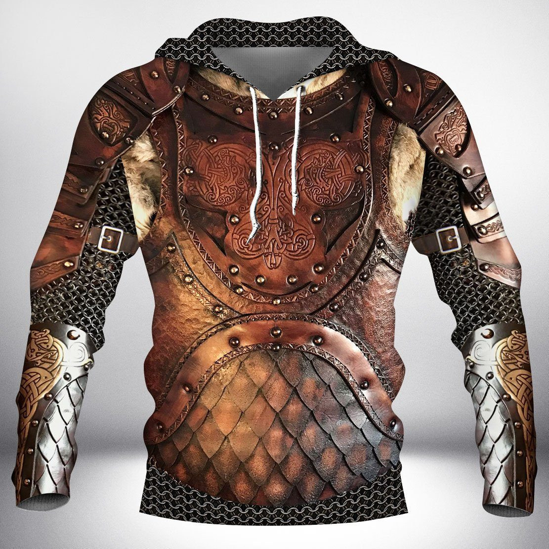 Viking 3D All Over Print Hoodie, Zip Hoodie