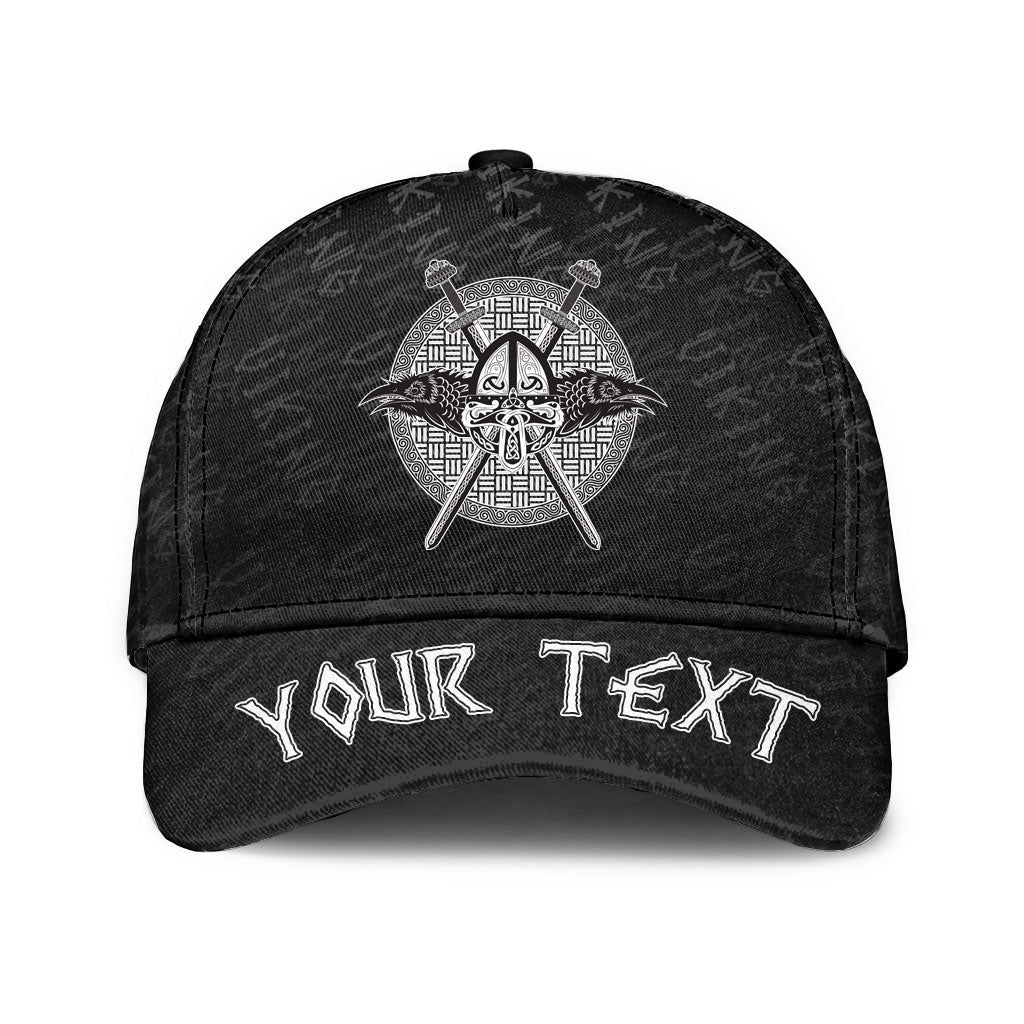 Viking Classic Cap (Custom) Helmet Crossed Axes Classic Cap RLT12 Trucker Hats Custom Hats Gifts For Men & Women