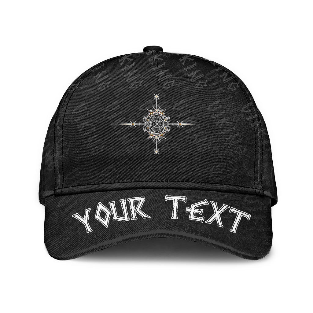 Viking Classic Cap (Custom) Heraldic Lions With Sword Compass Ancient Classic Cap RLT12 Trucker Hats Custom Hats Gifts For Men & Women