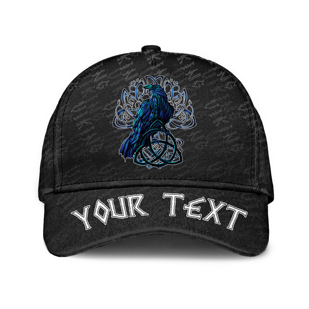 Viking Classic Cap (Custom) Odin and Wolf Classic Cap RLT12 Trucker Hats Custom Hats Gifts For Men & Women