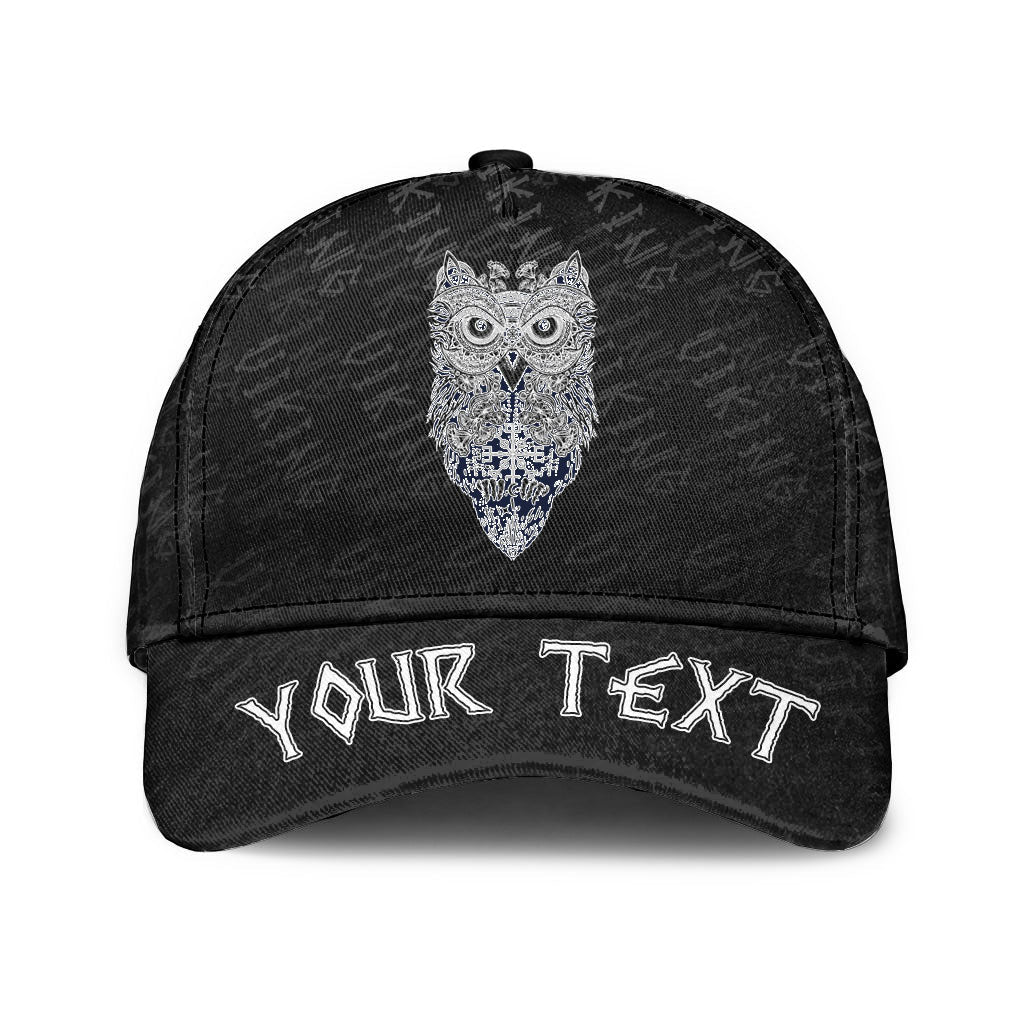 Viking Classic Cap (Custom) Owl Celtic Style Classic Cap RLT12 Trucker Hats Custom Hats Gifts For Men & Women