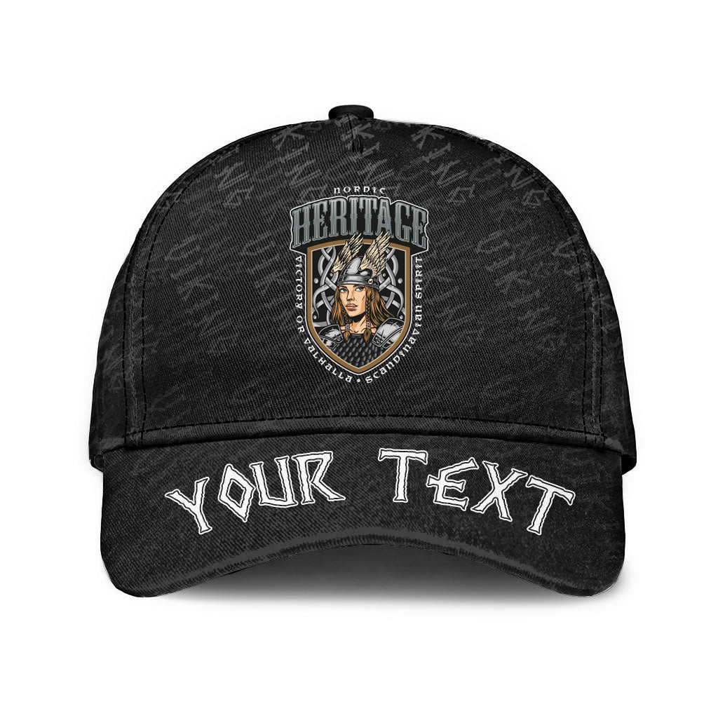 Viking Classic Cap (Custom) Pretty Valkyrie Classic Cap RLT12 Trucker Hats Custom Hats Gifts For Men & Women