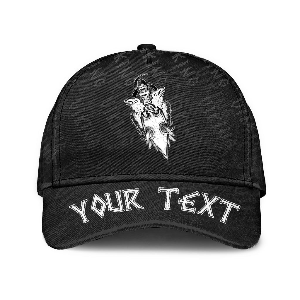 Viking Classic Cap (Custom) Raven Art Inspired Moves Drawn As A Classic Cap RLT12 Trucker Hats Custom Hats Gifts For Men & Women