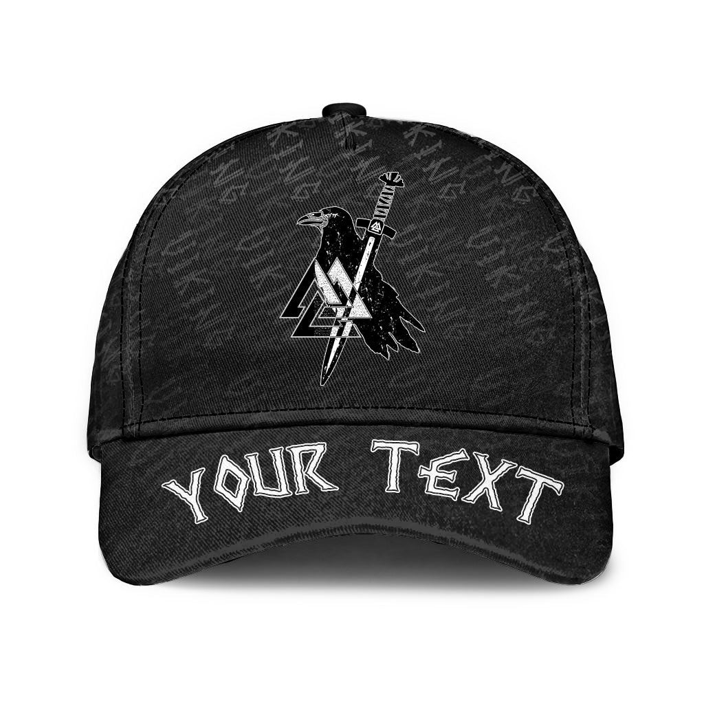 Viking Classic Cap (Custom) Scandinavian Myths Raven Classic Cap RLT12 Trucker Hats Custom Hats Gifts For Men & Women