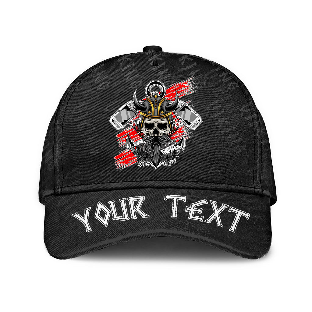 Viking Classic Cap (Custom) Skull and Sword Classic Cap RLT12 Trucker Hats Custom Hats Gifts For Men & Women