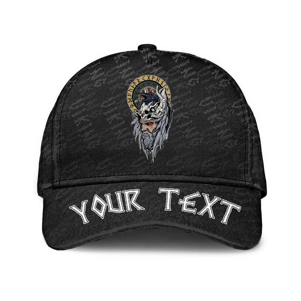 Viking Classic Cap (Custom) Special Odin and Raven Classic Cap RLT12 Trucker Hats Custom Hats Gifts For Men & Women