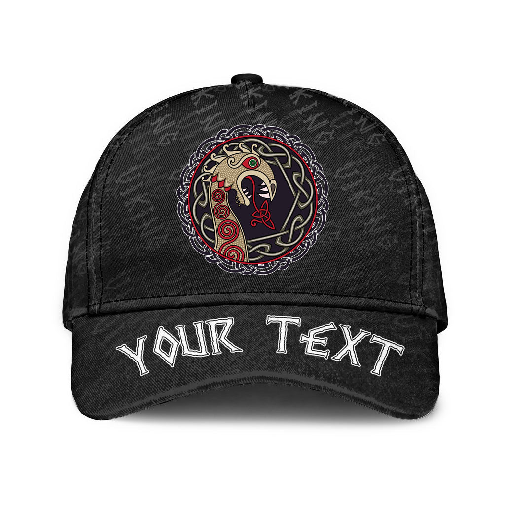 Viking Classic Cap (Custom) The Nasal Figure Of The Ship Drakkar In The Form Of Dragon Classic Cap RLT12 Trucker Hats Custom Hats Gifts For Men & Women