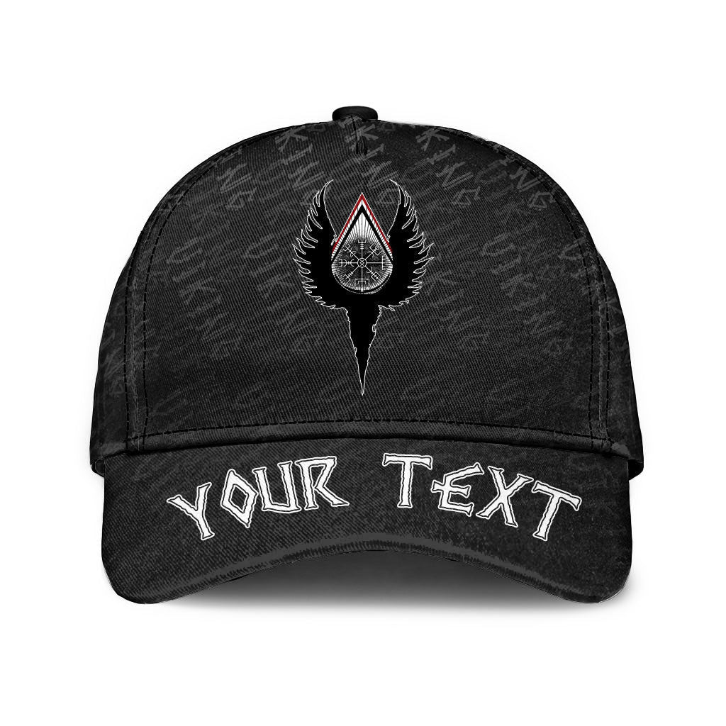 Viking Classic Cap (Custom) Vegvisir and Wings Classic Cap RLT12 Trucker Hats Custom Hats Gifts For Men & Women