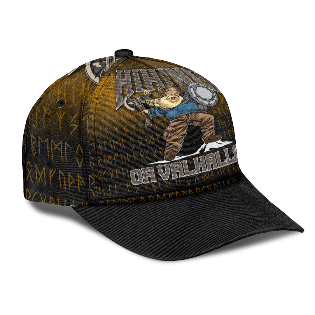 Viking Classic Cap Hiking or Valhalla Classic Cap RLT12 Trucker Hats Custom Hats Gifts For Men & Women