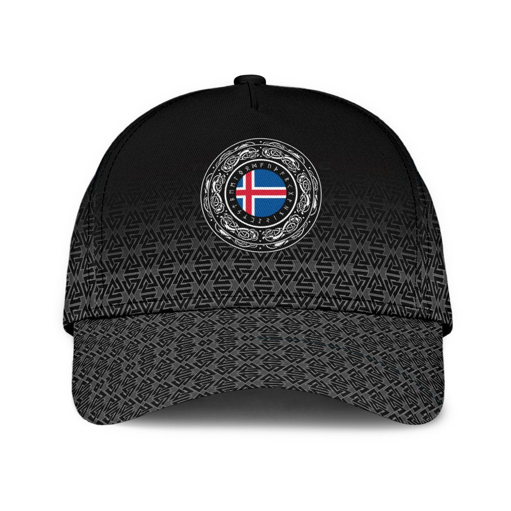Viking Classic Cap Iceland Coat Of Arms RLT12 Trucker Hats Custom Hats Gifts For Men & Women