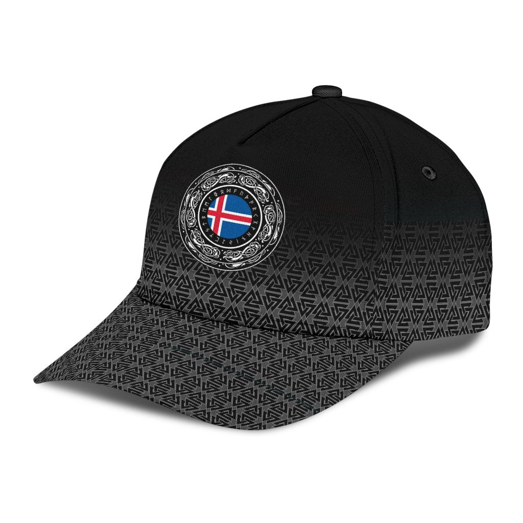 Viking Classic Cap Iceland Coat Of Arms RLT12 Trucker Hats Custom Hats Gifts For Men & Women