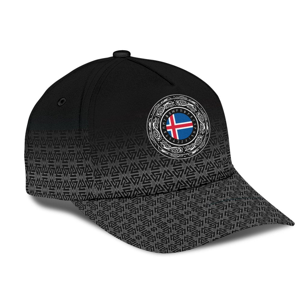Viking Classic Cap Iceland Coat Of Arms RLT12 Trucker Hats Custom Hats Gifts For Men & Women