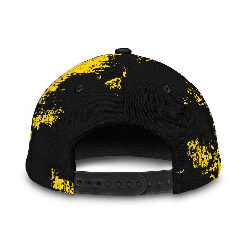 Viking Classic Cap, Loki Bound Triskele Rune Gold RLT12 Trucker Hats Custom Hats Gifts For Men & Women