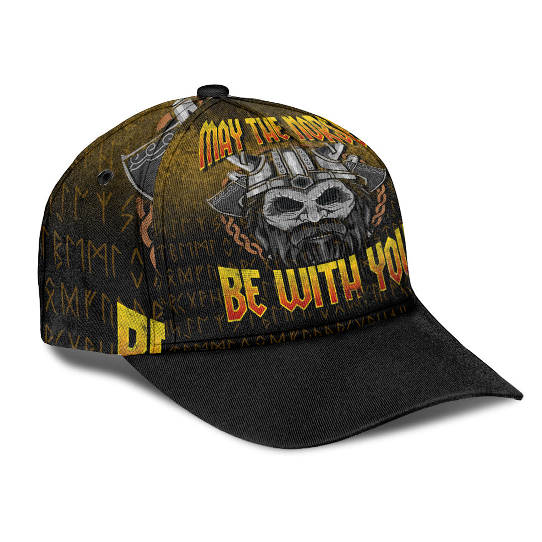 Viking Classic Cap May The Norse Be With You Classic Cap RLT12 Trucker Hats Custom Hats Gifts For Men & Women