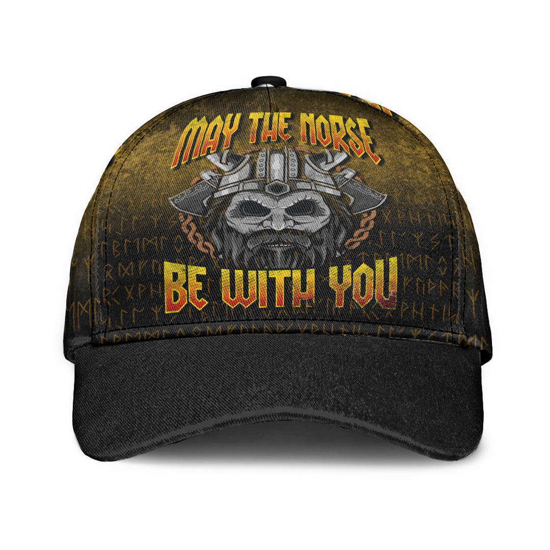Viking Classic Cap May The Norse Be With You Classic Cap RLT12 Trucker Hats Custom Hats Gifts For Men & Women
