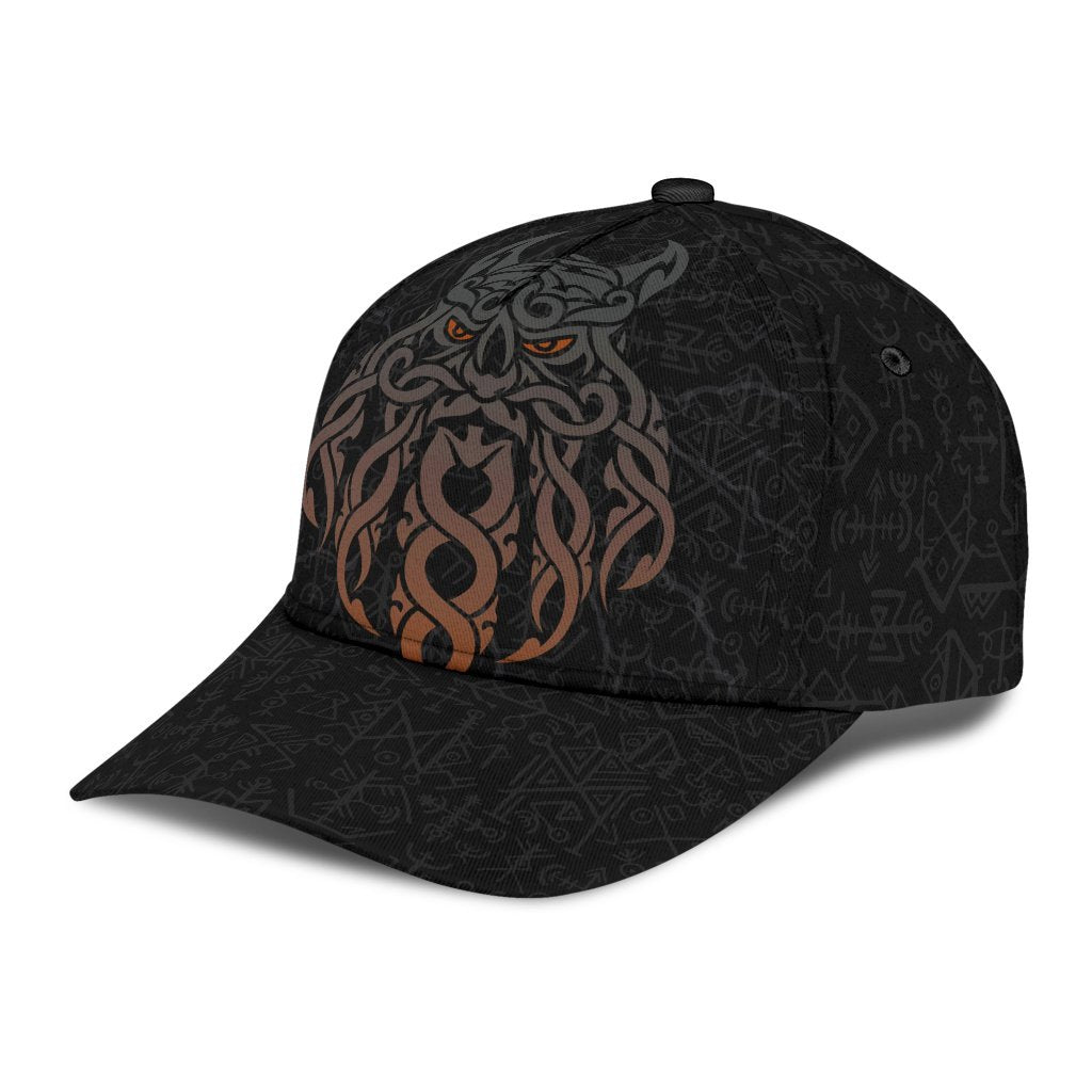 Viking Classic Cap, Odin God Furthark Tattoo Special RLT12 Trucker Hats Custom Hats Gifts For Men & Women