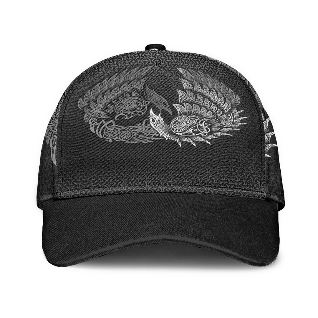 Viking Classic Cap Ragnarok Huginn Muninn Special Version Classic Cap RLT12 Trucker Hats Custom Hats Gifts For Men & Women