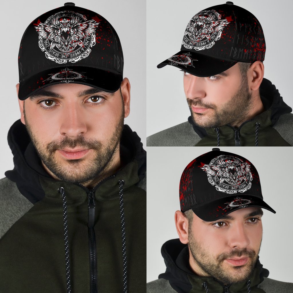 Viking Classic Cap, Raven Blood RLT12 Trucker Hats Custom Hats Gifts For Men & Women