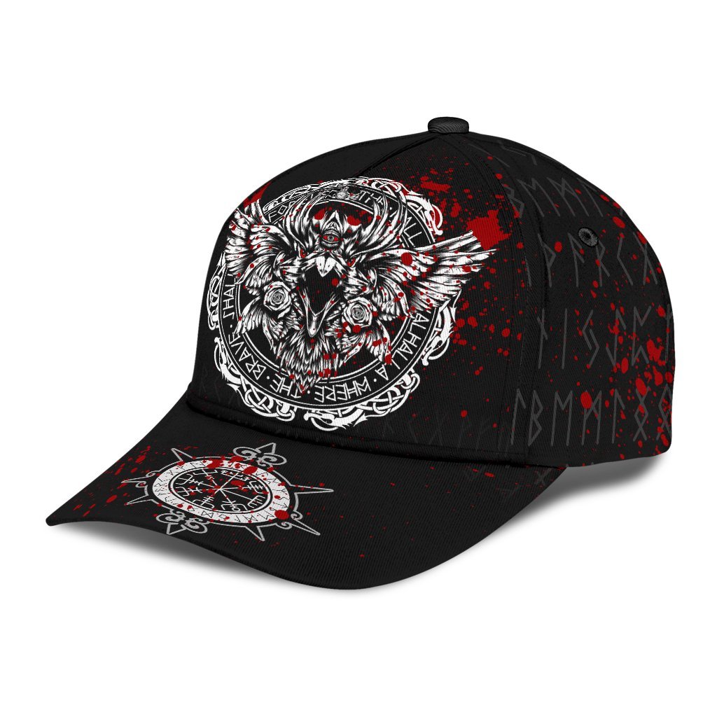 Viking Classic Cap, Raven Blood RLT12 Trucker Hats Custom Hats Gifts For Men & Women