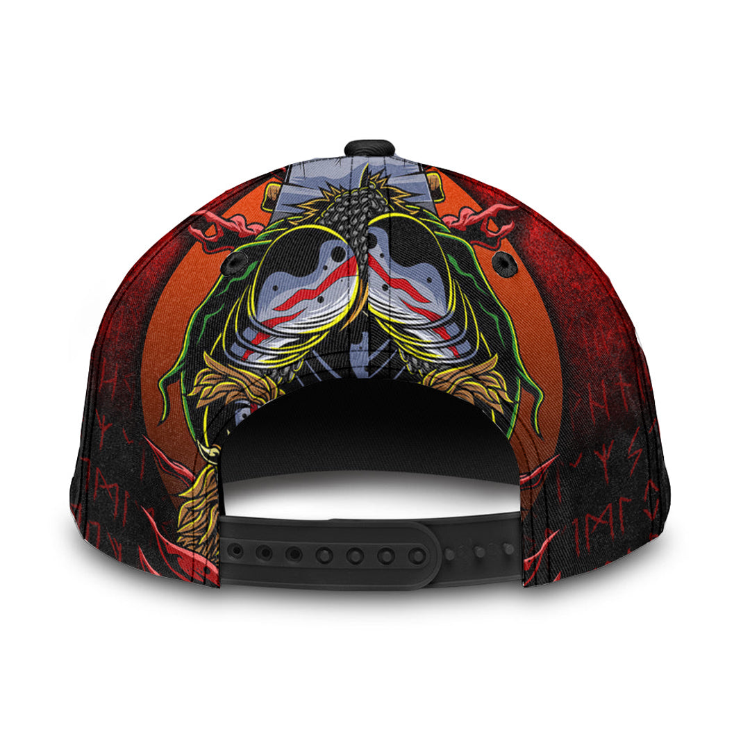 Viking Classic Cap Samurai Viking Warrior Ronin Berserk Armor Axe Classic Cap RLT12 Trucker Hats Custom Hats Gifts For Men & Women