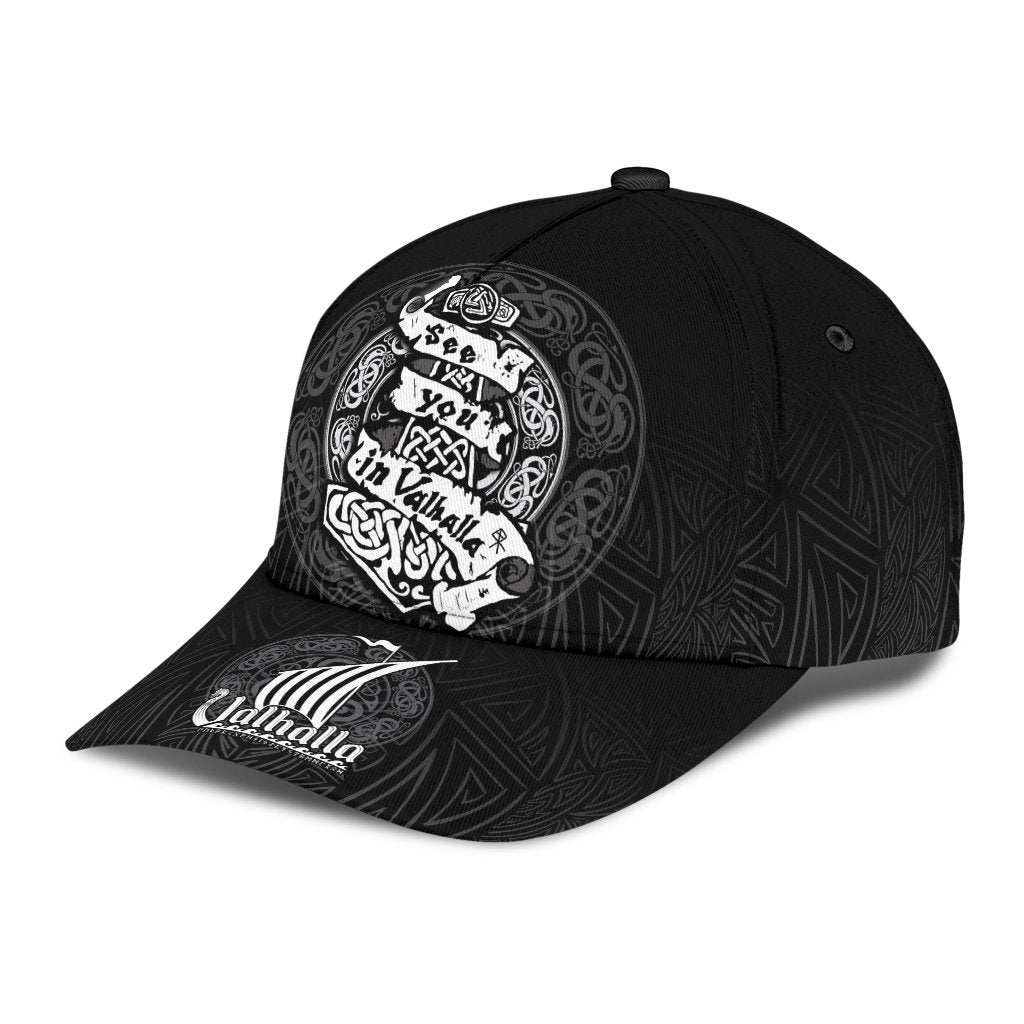 Viking Classic Cap See You In Valhalla RLT12 Trucker Hats Custom Hats Gifts For Men & Women